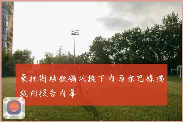 桑托斯助教确认换下内马尔巴媒揭裁判报告内幕